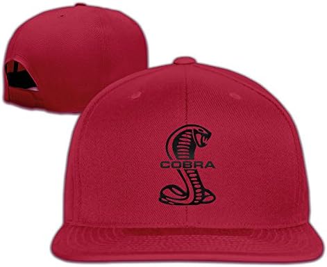 M Melek Ayarlanabilir Komik Mustang Cobra Logo Düz güneş şapkaları beyzbol şapkası Bir Boyut