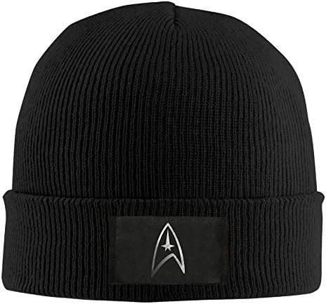 Star Trek Ötesinde Yıldız Filosu Bölümü Logosu Bere Şapka Erkekler Kadınlar için Siyah (4 Renk)