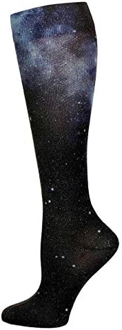 Prestige Medical 12 Yumuşak Konfor Kompresyon Çorapları, Galaxy Jet Siyah